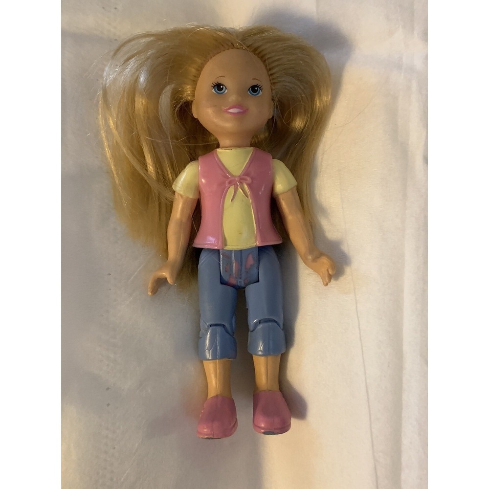 2002 FISHER PRICE Loving Family Dollhouse Blonde Sister Girl